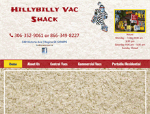 Tablet Screenshot of hillybillyvacshack.com